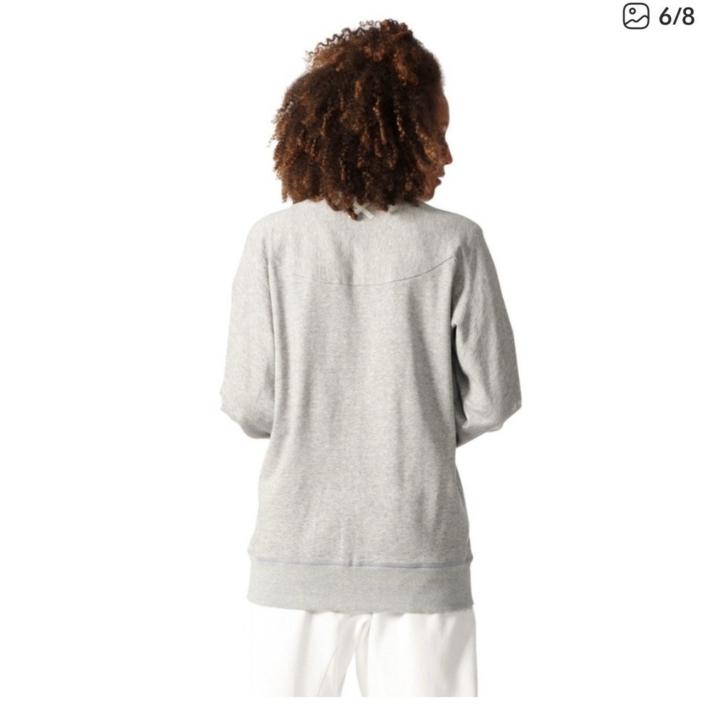 ADIDAS ORIGINALS XBYO Zip TRACK TOP Women's Jacket Mid-Grey Heather Medium